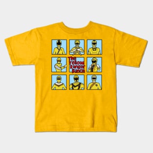 Yellow Ranger Bunch Kids T-Shirt